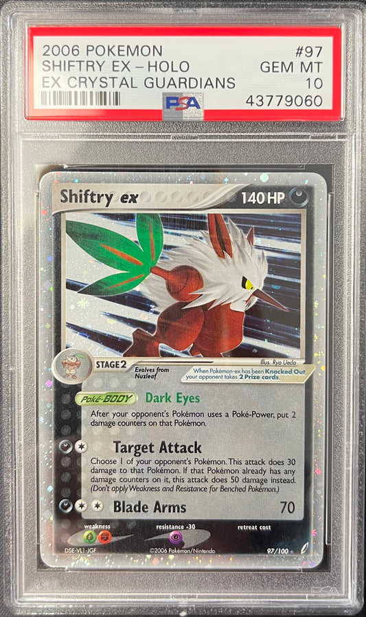 Shiftry EX PSA 10