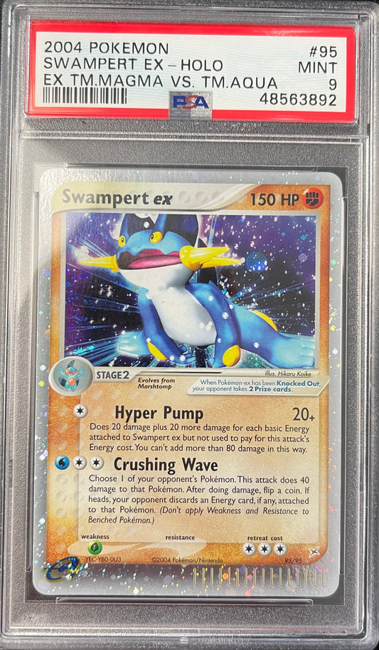 Swampert EX PSA 9