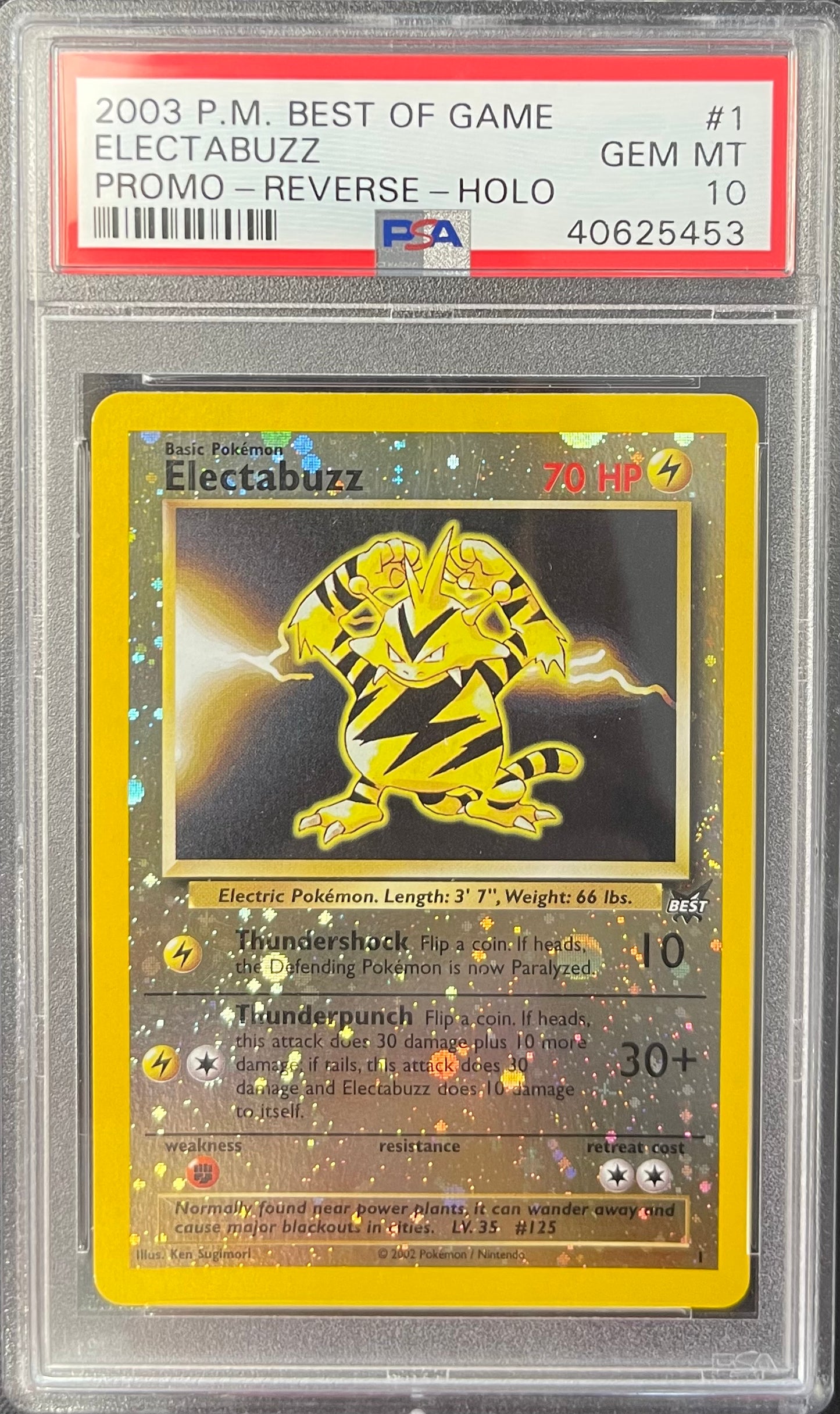 Electabuzz EX PSA 10