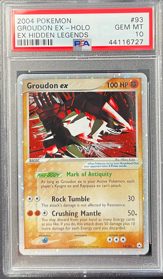 Groudon EX PSA 10