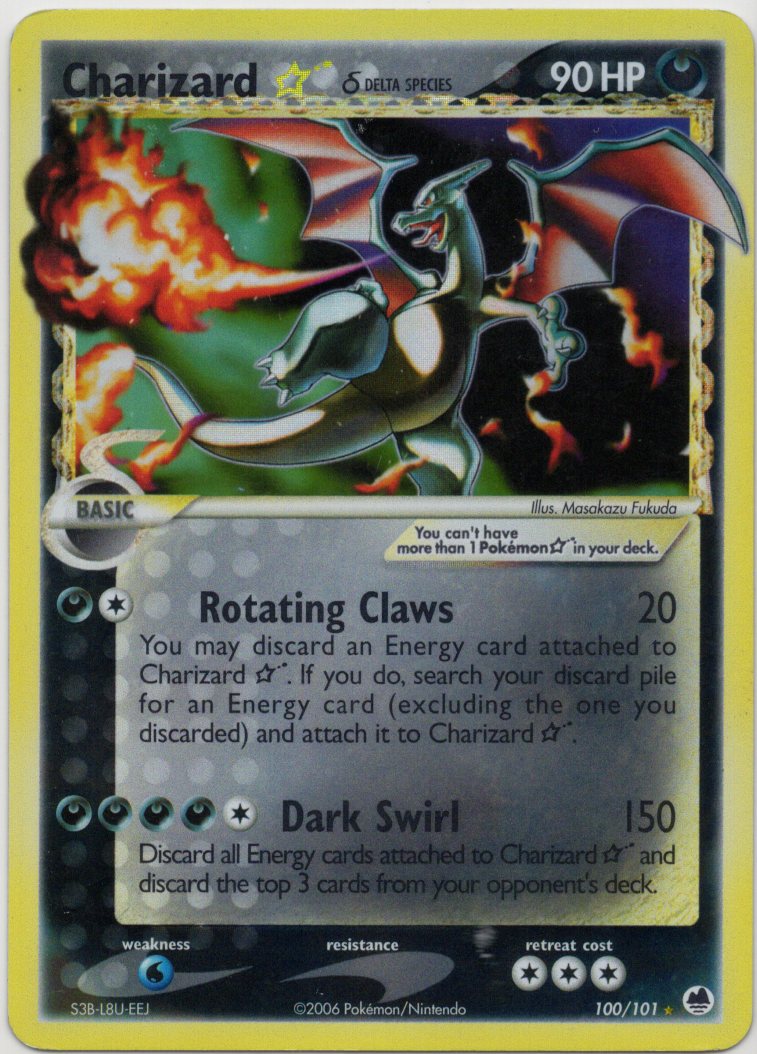 Charizard Gold Star 100/101 - MP
