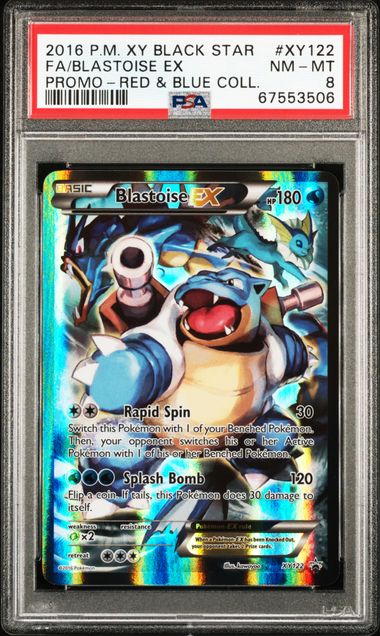 Blastoise EX PSA 8