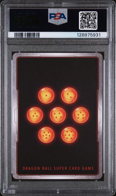 VEGETA ALTERNATE ART 2025 DRAGON BALL SUPER CARD GAME FUSION WORLD MANGA BOOSTER 01 PSA GEM MT 10