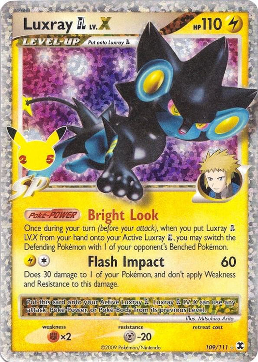 Luxray GL LV.X 109/111 - NM