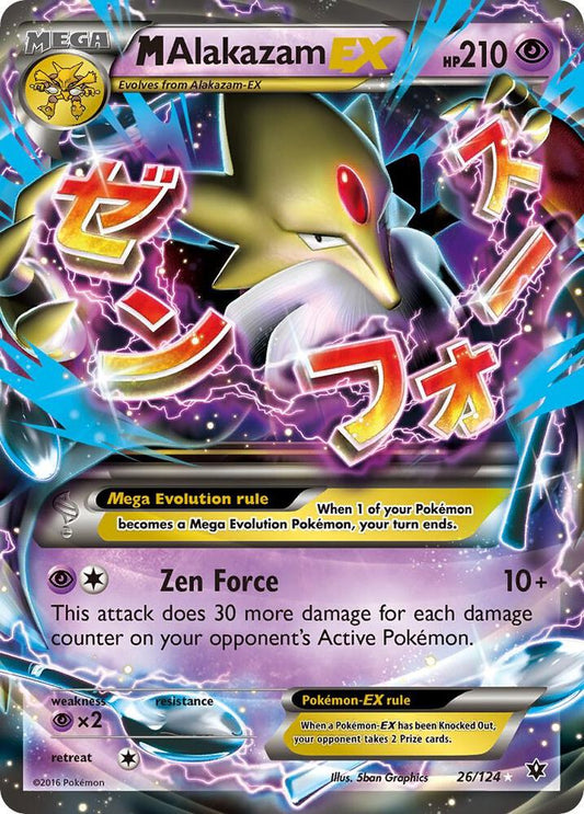 M Alakazam EX 26/124 - NM