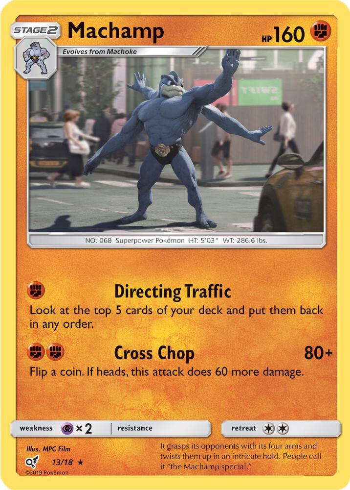 Machamp (Holo) 13/18 - NM