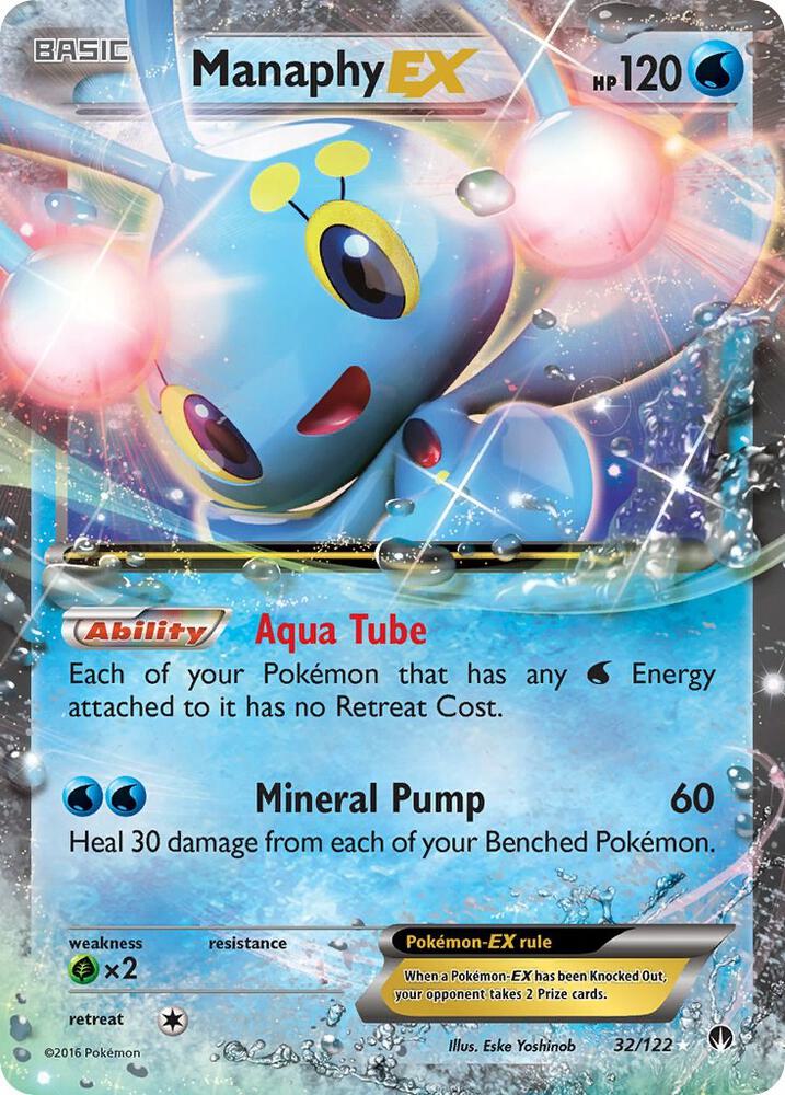 Manaphy EX 32/122 - NM