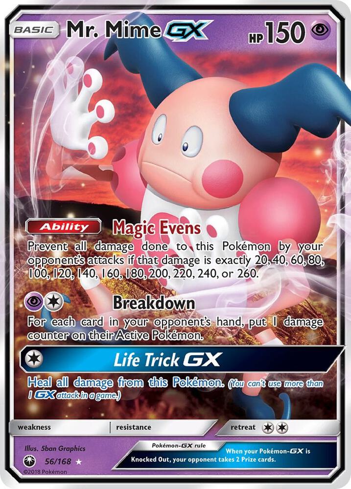 Mr. Mime GX 56/168 - NM