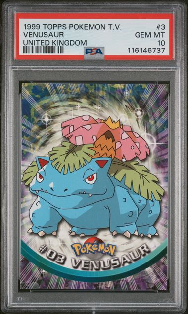 Venusaur Topps PSA 10