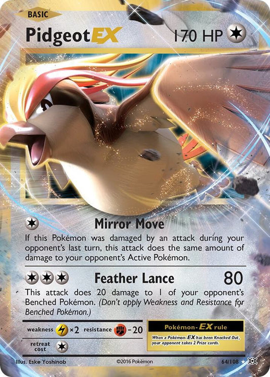 Pidgeot EX 64/108 - NM