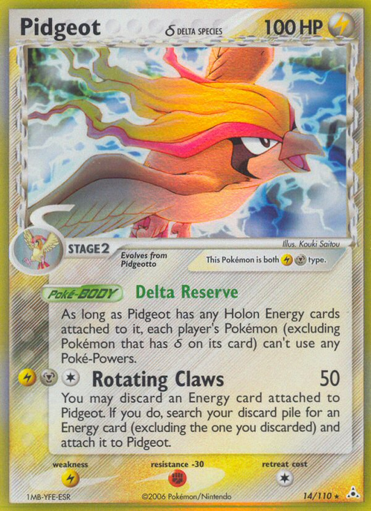 Pidgeot (Holo) 14/110 - LP