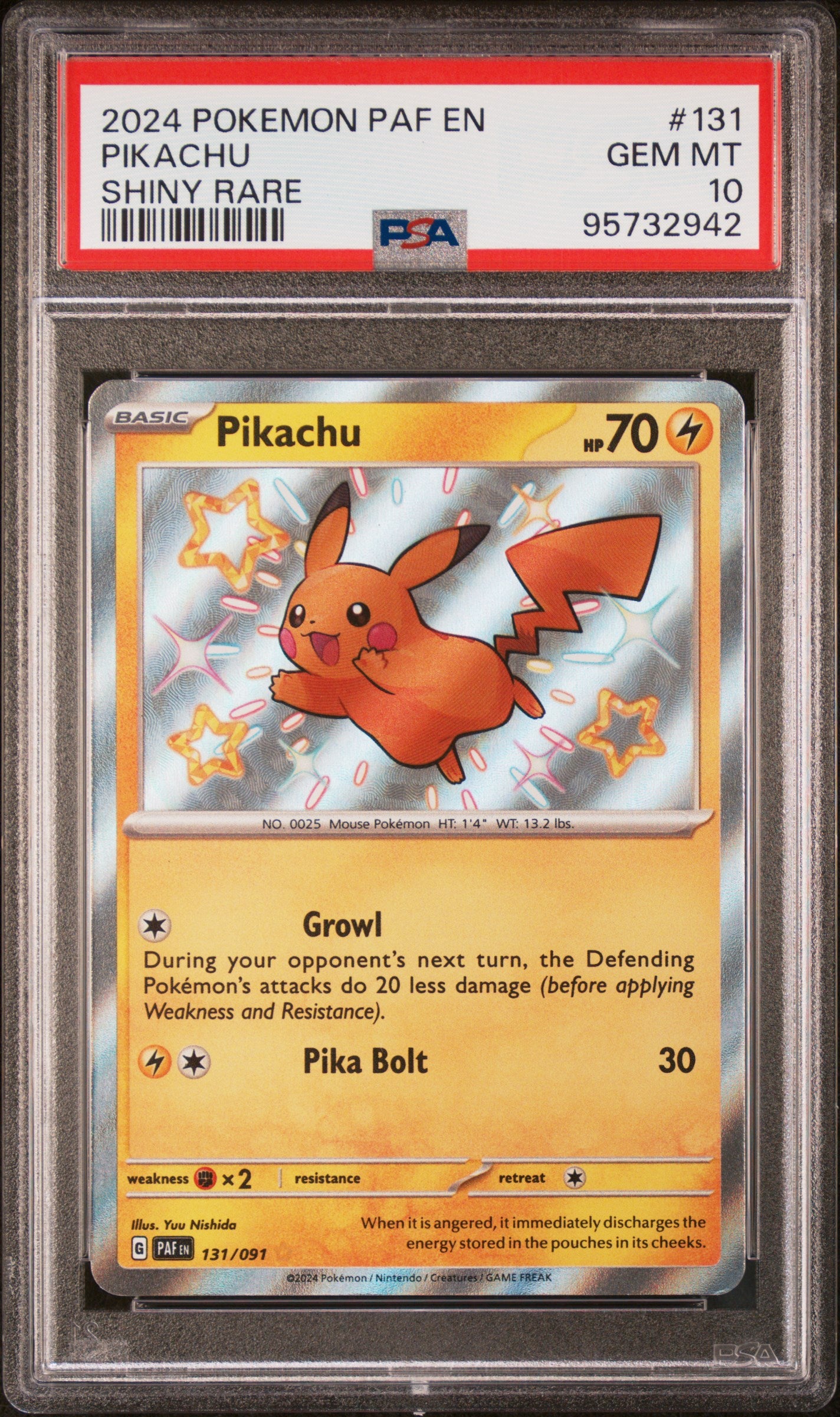 Shiny Pikachu PSA 10