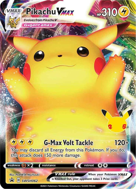 Pikachu VMAX SWSH062 - NM