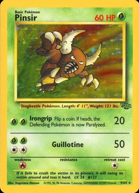 Pinsir (Holo) 9/64 - LP