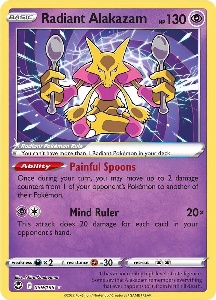 Radiant Alakazam 059/195 - NM