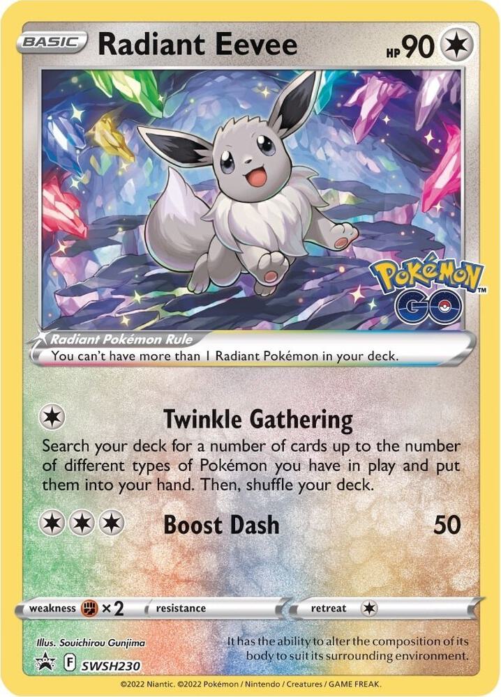 Radiant Eevee SWSH230 - NM