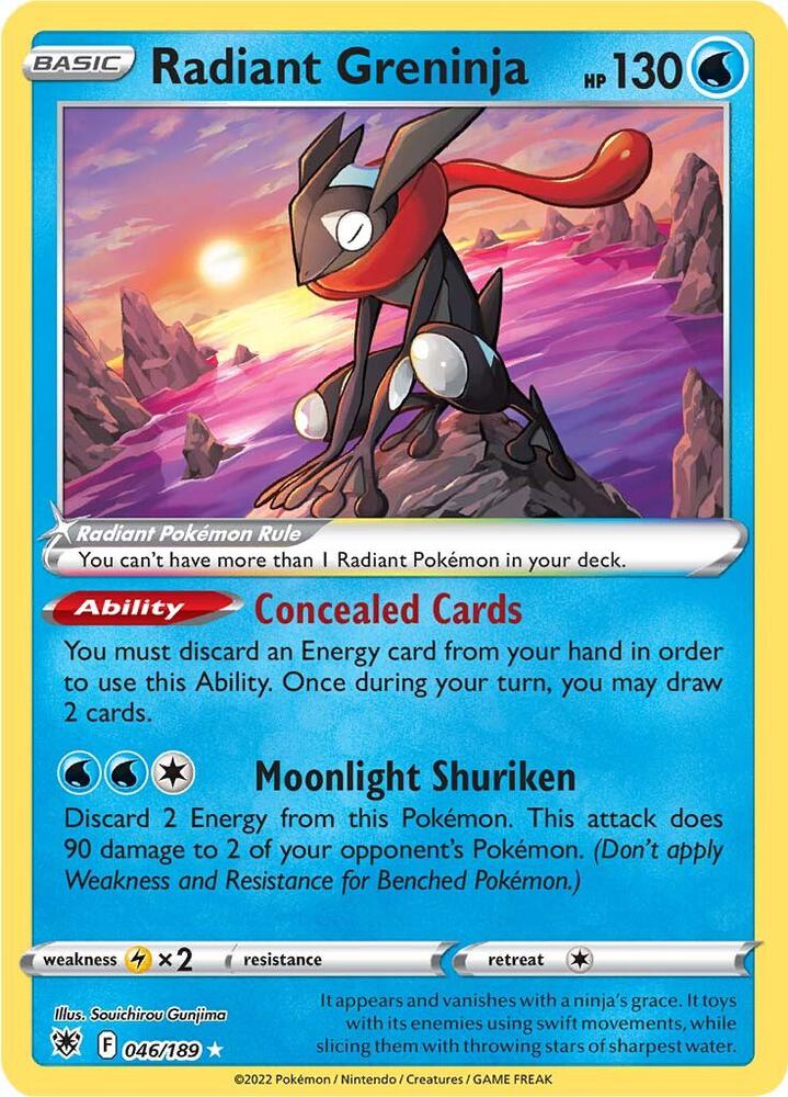 Radiant Greninja 046/189 - NM