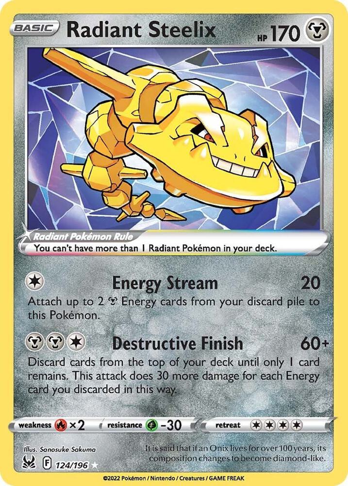 Radiant Steelix 124/196 - NM