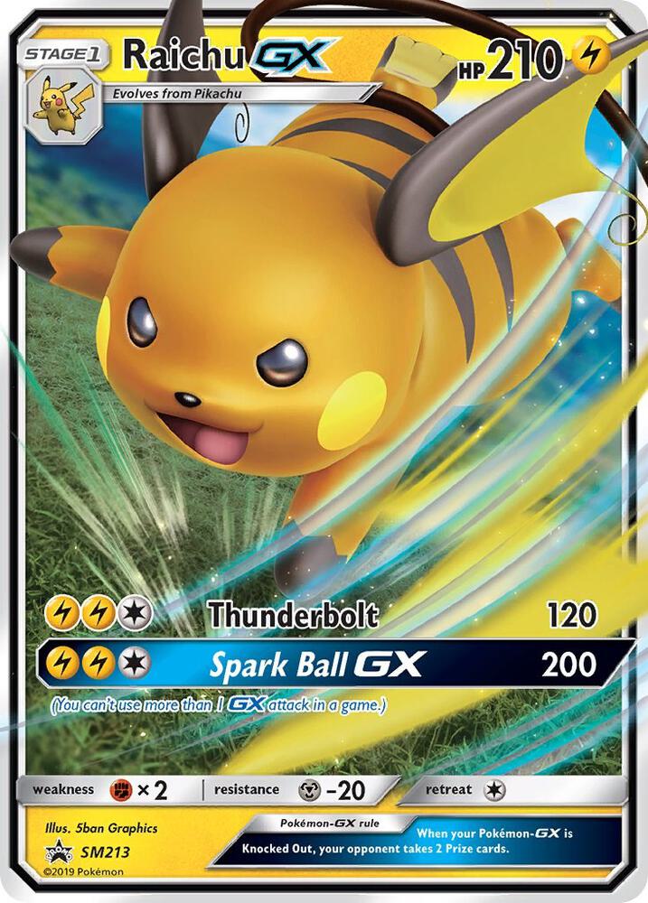 Raichu GX SM213 - NM