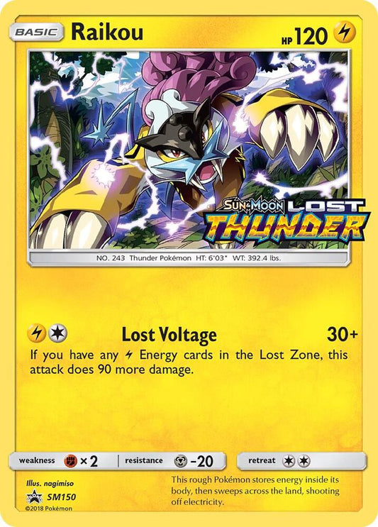 Raikou (Prerelease) SM150 - NM