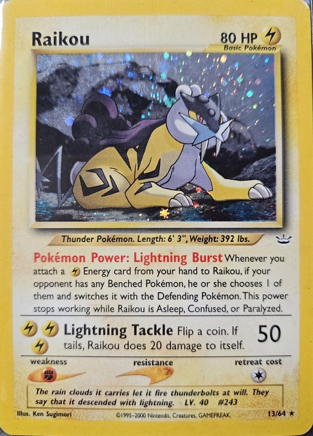 Raikou (Holo) 13/64 - HP