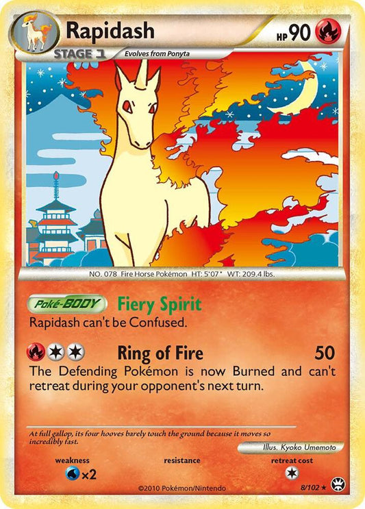 Rapidash (Holo) 8/102 - LP