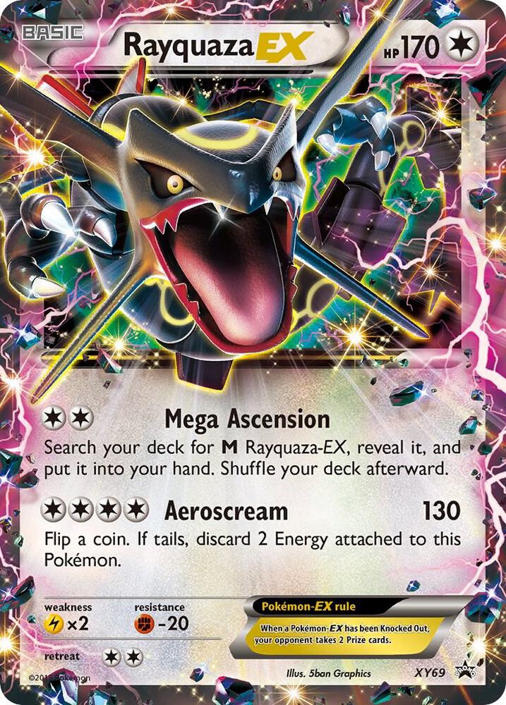 Rayquaza EX XY69 - LP