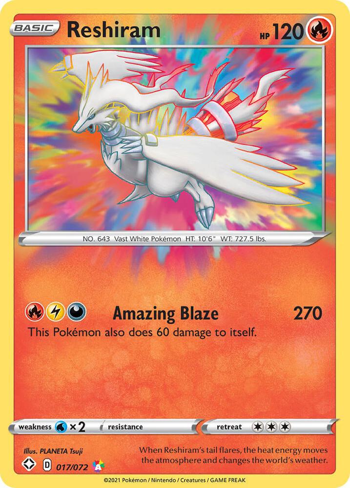 Reshiram 017/072 - NM