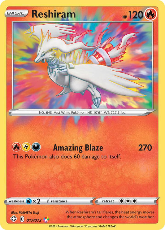 Reshiram 017/072 - NM