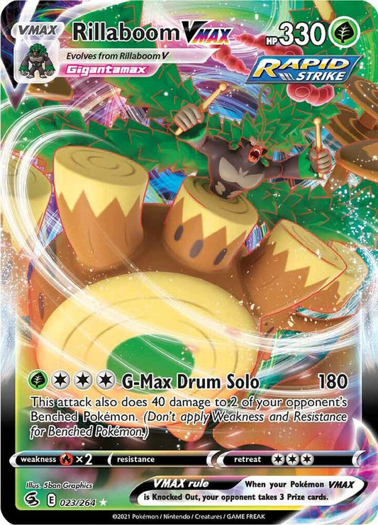 Rillaboom VMAX 023/264 - NM