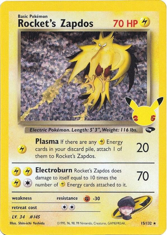 Rocket's Zapdos 15/132 - NM