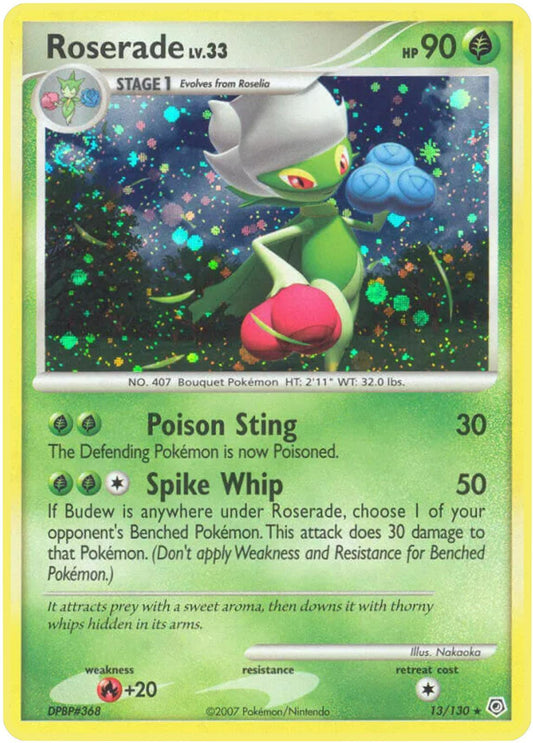 Roserade (Holo) 13/130 - MP
