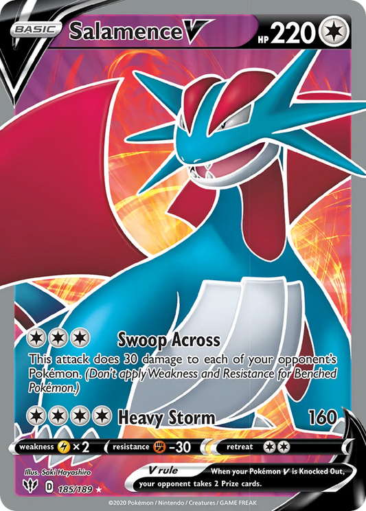 Salamence V 185/189 - NM