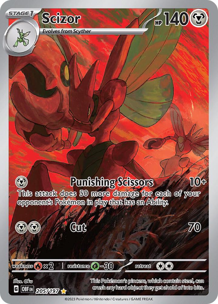Scizor 205/197 - NM