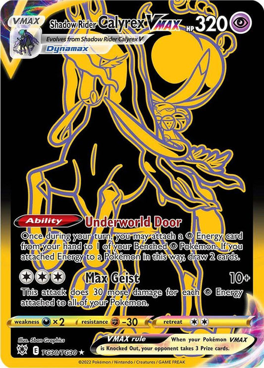 Shadow Rider Calyrex VMAX TG30/TG30 - NM