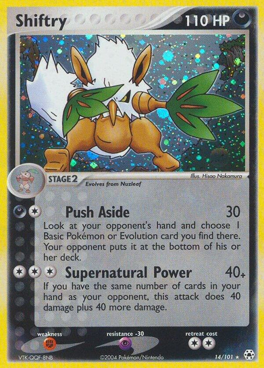 Shiftry (Holo) 14/101 - NM