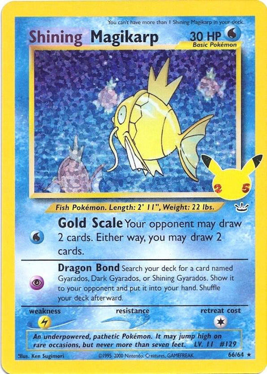 Shining Magikarp 66/64 - NM