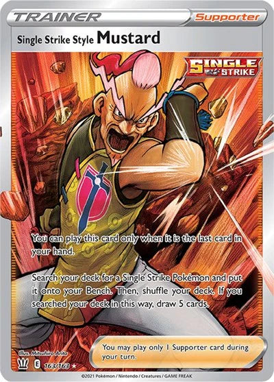 Single Strike Style Mustard 163/163 - NM