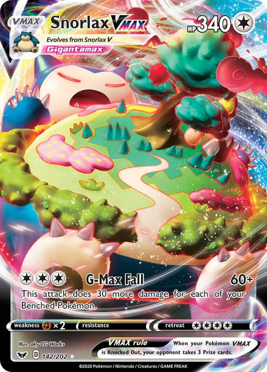 Snorlax VMAX 142/202 - NM