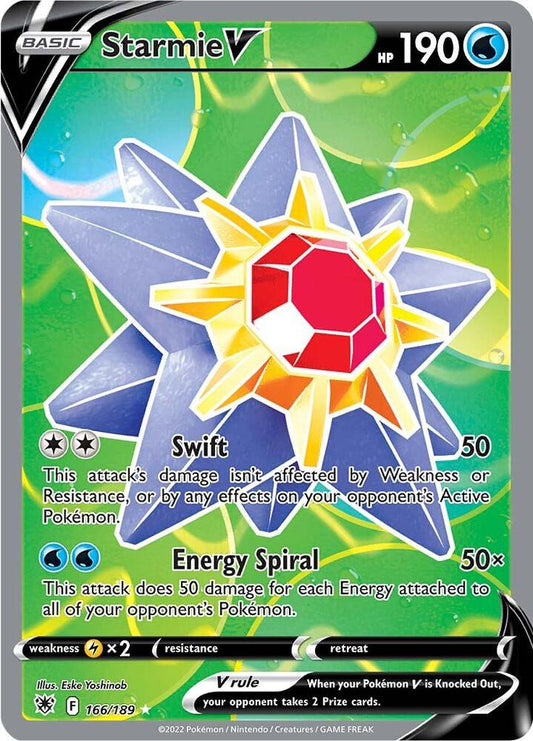 Starmie V 166/189 - NM