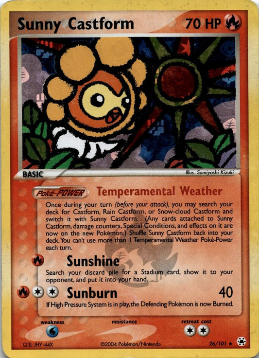 Sunny Castform (Reverse) 26/101 - LP