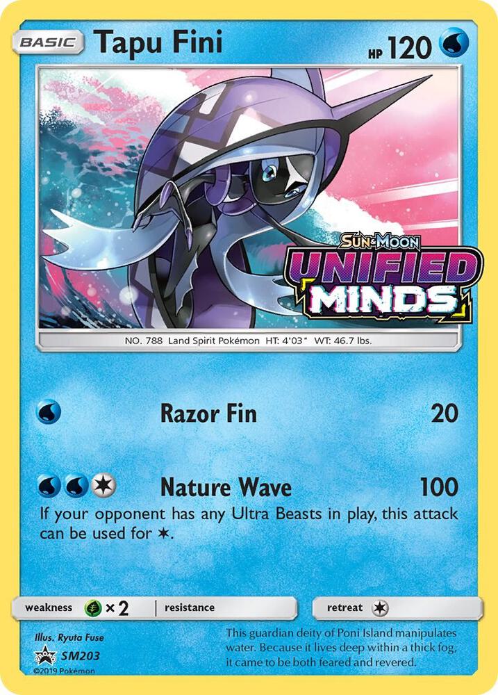 Tapu Fini (Prerelease) SM203 - NM