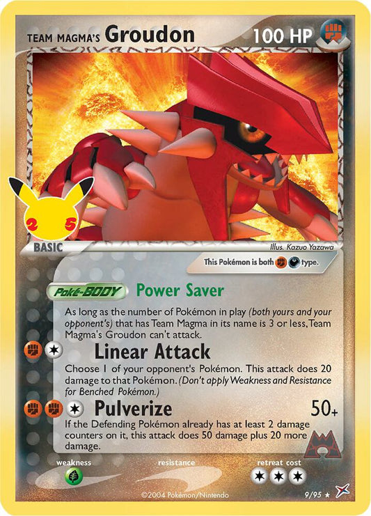 Team Magma's Groudon 9/95 - NM