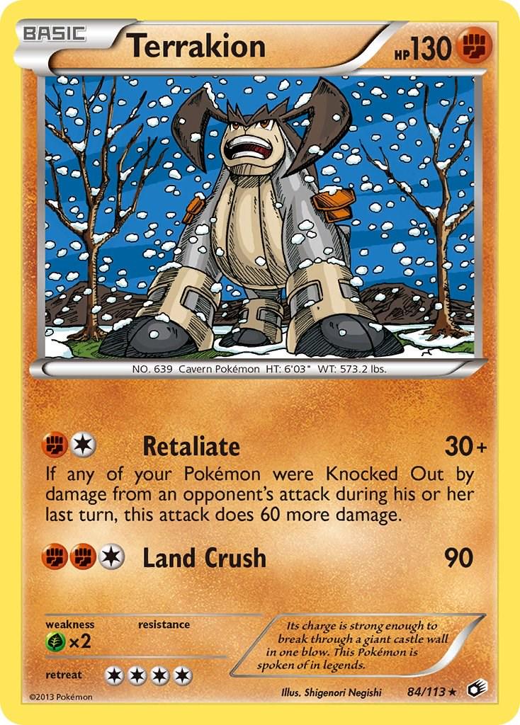 Terrakion (Holo) 84/113 - LP