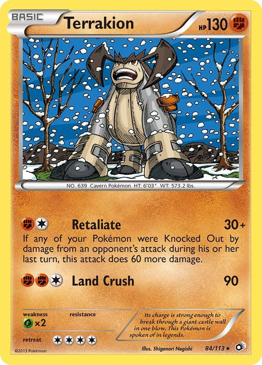 Terrakion (Holo) 84/113 - LP