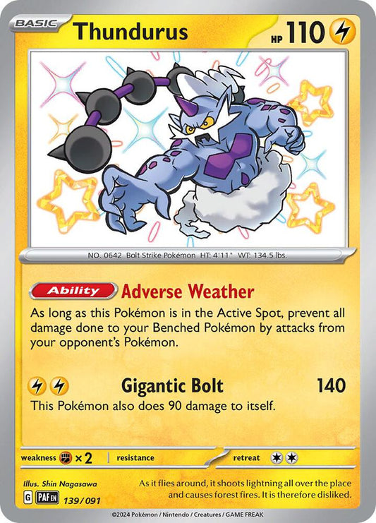 Thundurus 139/091 - NM