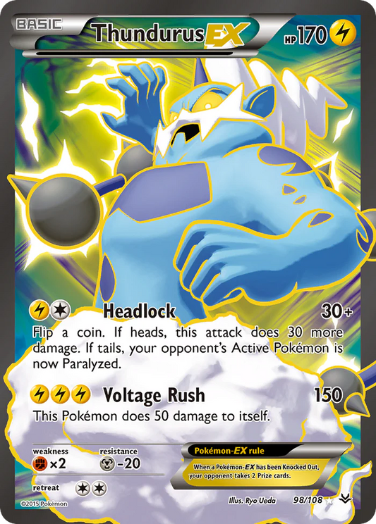 Thundurus EX 98/108 - NM