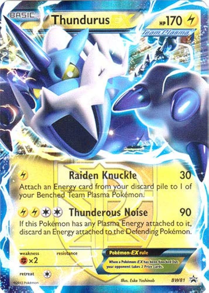 Thundurus EX BW81 - LP