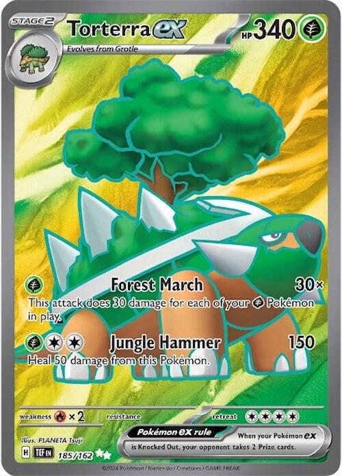 Torterra EX 185/162 - NM