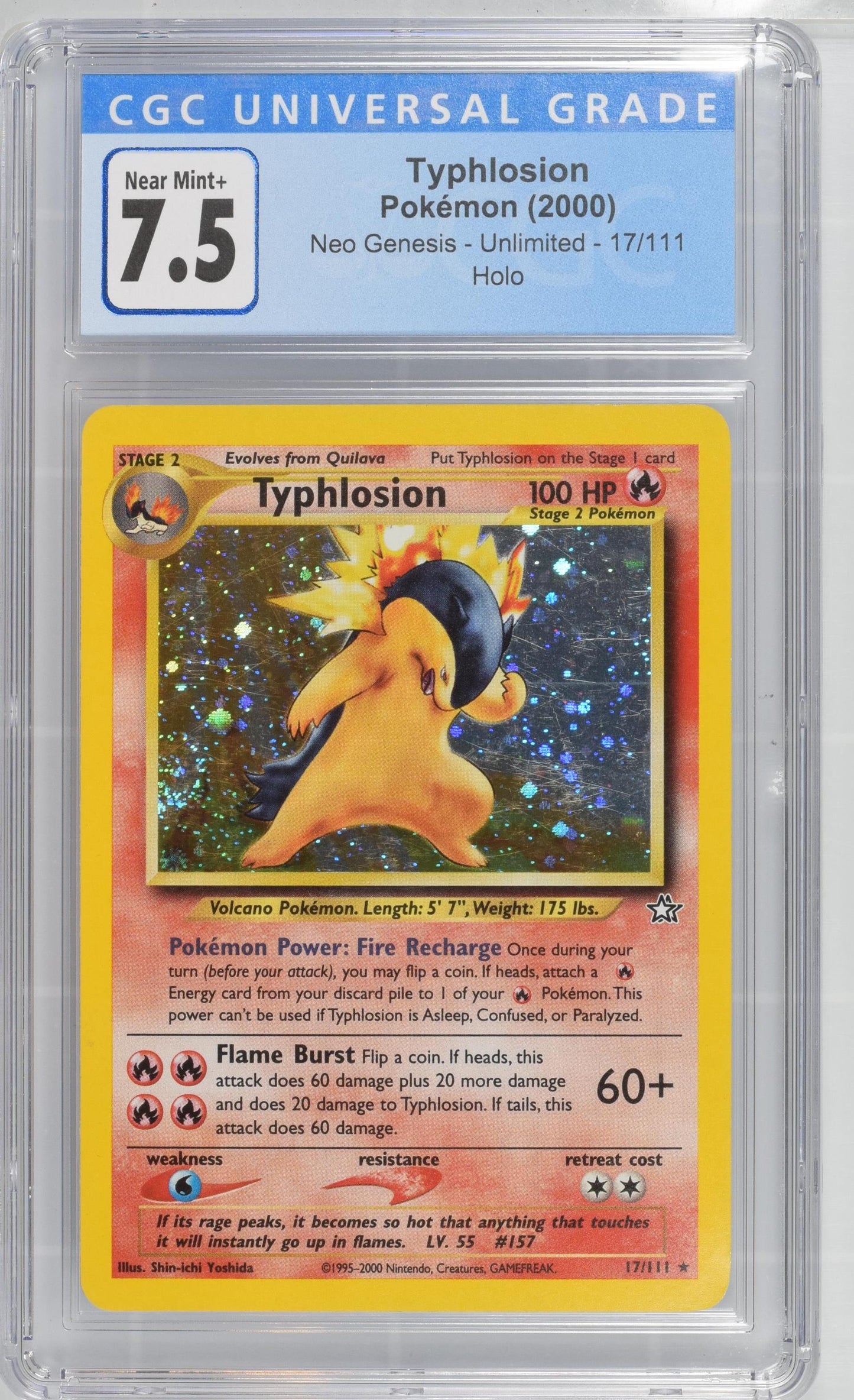 Typhlosion (Holo) CGC 7.5